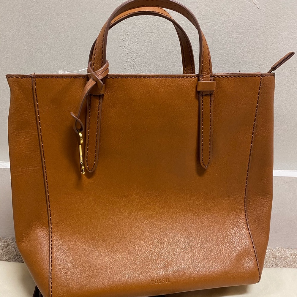 NWT Fossil Small Camilla Backpack/Bag Tan